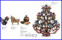 Frida Kahlo Catrina day of the dead ceramic candelabra folk art Alfonso Castillo