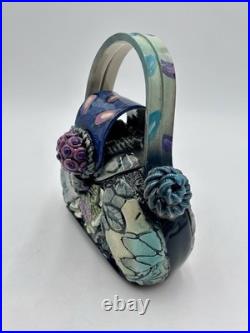 Gail Markiewicz Ceramic Textured Purse Handbag Sculpture Whimsical Art Pottery