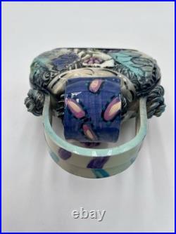 Gail Markiewicz Ceramic Textured Purse Handbag Sculpture Whimsical Art Pottery