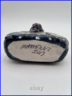 Gail Markiewicz Ceramic Textured Purse Handbag Sculpture Whimsical Art Pottery