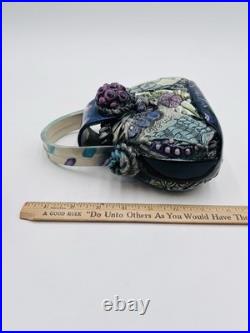 Gail Markiewicz Ceramic Textured Purse Handbag Sculpture Whimsical Art Pottery