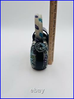 Gail Markiewicz Ceramic Textured Purse Handbag Sculpture Whimsical Art Pottery