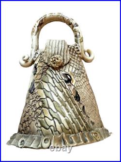 Gail Markiewicz Handcrafted Art Pottery Ceramic Purse Signed Unique
