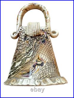 Gail Markiewicz Handcrafted Art Pottery Ceramic Purse Signed Unique