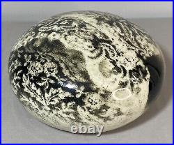 Gary McCloy Designer Glaze Floral Orb Art Pottery