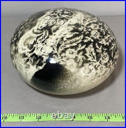 Gary McCloy Designer Glaze Floral Orb Art Pottery