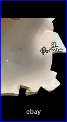 Gilbert Portanier Stunning abstract ceramic Sculpture, 1989