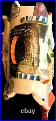 Gilbert Portanier Stunning abstract ceramic Sculpture, 1989