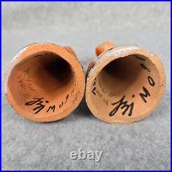 Girl with Umbrella Judit Bolgar Cottagecore Mid-Centry Hungary Art Pottery Ceramic