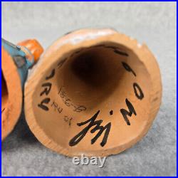 Girl with Umbrella Judit Bolgar Cottagecore Mid-Centry Hungary Art Pottery Ceramic