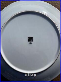 Gump's Botan Asst. Plates Blue Yellow Pink Multi-Color Flowers Lot of 12