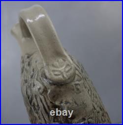 Hand Built SCULPTURAL MiD Century MoDerN Ceramic DECANTER Carafe ART Pottery