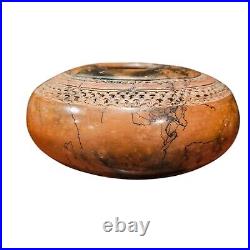 Handmade 1997 Decorative Ceramic Vessel by Carl Gray Whitkop Smoke-Fired Pot