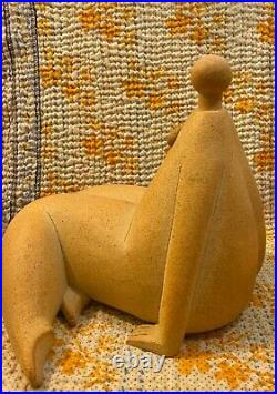 Handmade Art Studio Female Body Form Nude Ceramic Sculpture Figure Decor