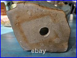 Handmade Ceramic Art Pottery Planter Birds Flowers Glossy Drainage Hole Handmade Ceramic Art Pottery Planter Birds Flowers Glossy Drainage Hole