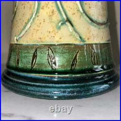 Handmade Decorative Large Art Pottery Pitcher By Danko in Bulgaria