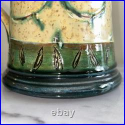 Handmade Decorative Large Art Pottery Pitcher By Danko in Bulgaria
