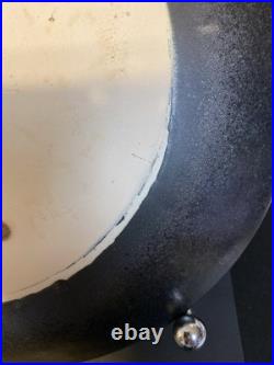 Handmade ceramic clay art pottery cat bowl platter 13 signed modern