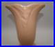 Hard to find Vintage Rumrill Art Deco Dancing Lady Woman Pink Matte Ceramic Vase