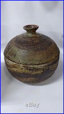 Harry Memmott Large Lidded Urn Pot Art Studio Australian Pottery Ceramic Artist