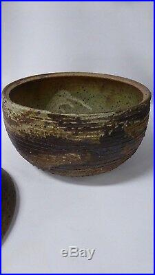 Harry Memmott Large Lidded Urn Pot Art Studio Australian Pottery Ceramic Artist