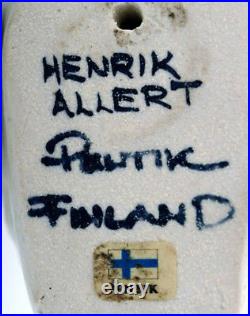 Henrik Allert for Pentik, Finland. Unique white bear in ceramics