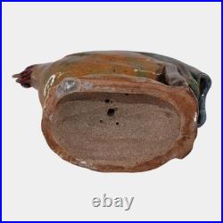 Hog Hill North Carolina Folk Art Pottery Ceramic Rooster Statue