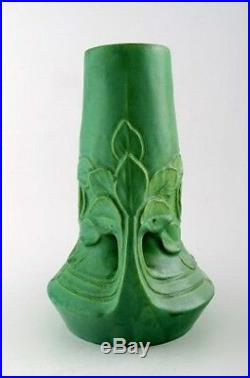 Höganäs Art Nouveau Ceramic Vase