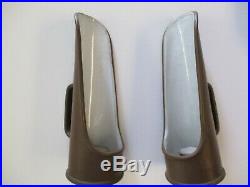 Holt Howard 1960's Candle Holders Lamps Art Pottery Modernism Signed Ceramic