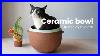 How To Make A Ceramic Bowl Slab Pottery Tutorial With Earthenware Clay