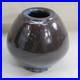 Hubert Griemert Ceramic Pottery Art German Signed Brown & Blue Glaze Vase MCM