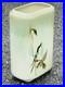 Hungarian Contemporary Art Pottery Ceramic Vase With Bird. By Vontury. Signed