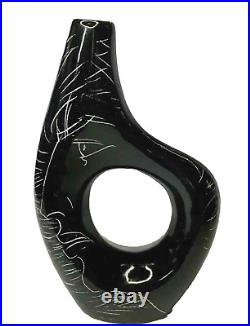 IGOR STUDIOS Santo Stefano Ceramic Art Pottery Pitcher Vase 1950's MCM Signed