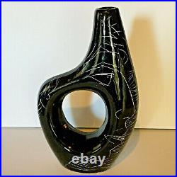 IGOR STUDIOS Santo Stefano Ceramic Art Pottery Pitcher Vase 1950's MCM Signed