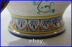 ITALIAN POTTERY VASE With Facial Features SIGNED ITALY Picasso Esque