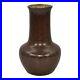 Indian Hills Colorado 1950s Vintage Art Pottery Pyrite Glaze Brown Ceramic Vase
