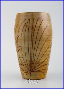 Ingrid Atterberg for Uppsala Ekeby. Papyrus vase in glazed stoneware. Mid-20th c