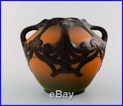 Ipsen's, Denmark. Art Nouveau ceramic vase