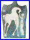 Italian Art Pottery Paolo Staccioli +Ferro, Mercury Oxide Glaze Horses 2002