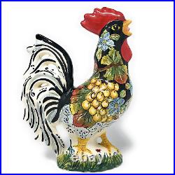 - Italian Ceramic Rooster Figurine Italian Art Pottery Animals Collection Made i