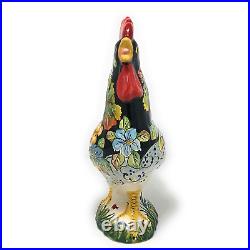 - Italian Ceramic Rooster Figurine Italian Art Pottery Animals Collection Made i