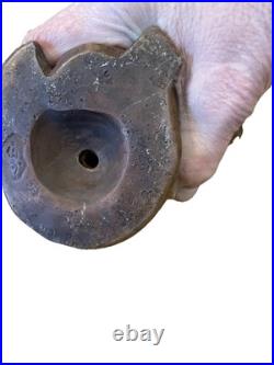 Japanese Bizan Art Pottery Ceramic Hotai Sculpture Antique- Marked