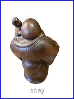 Japanese Bizan Art Pottery Ceramic Hotai Sculpture Antique- Marked