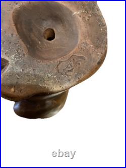 Japanese Bizan Art Pottery Ceramic Hotai Sculpture Antique- Marked
