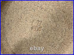 Japanese Signed Art Pottery Ceramic Clay Pouring Vessel Vase