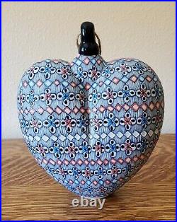 Javier Servin Ceramic Handmade Hanging Heart Mexico Art Pottery