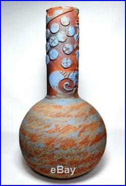 Joan Carrillo Art Pottery Vase c1990 Major Spanish Contemporary Ceramic Artist