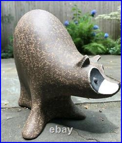 John H Seymour Raccoon Sculpture numbered and signed SEY