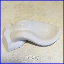 Jonathan Adler Art Pottery Ceramic Tongue Mouth Lips Spoon Rest Wall Décor