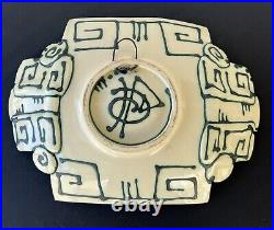 Juozas Rasa Saldaitis Pottery Ceramic Parrot on Branch Wall Art 13x10 Signed